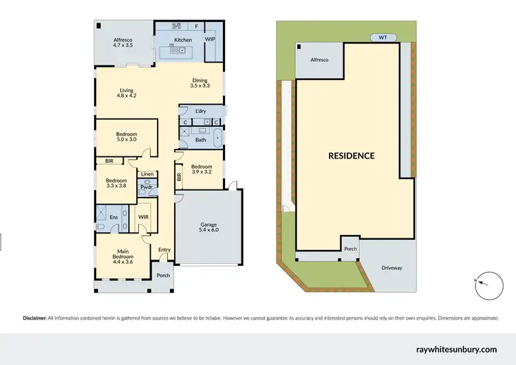 Floorplan of Homely house listing, 21 Ballet Crescent, Sunbury VIC 3429
