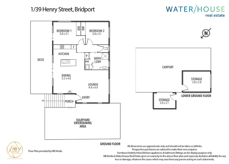 Floorplan of Homely house listing, 1/39 Henry Street, Bridport TAS 7262