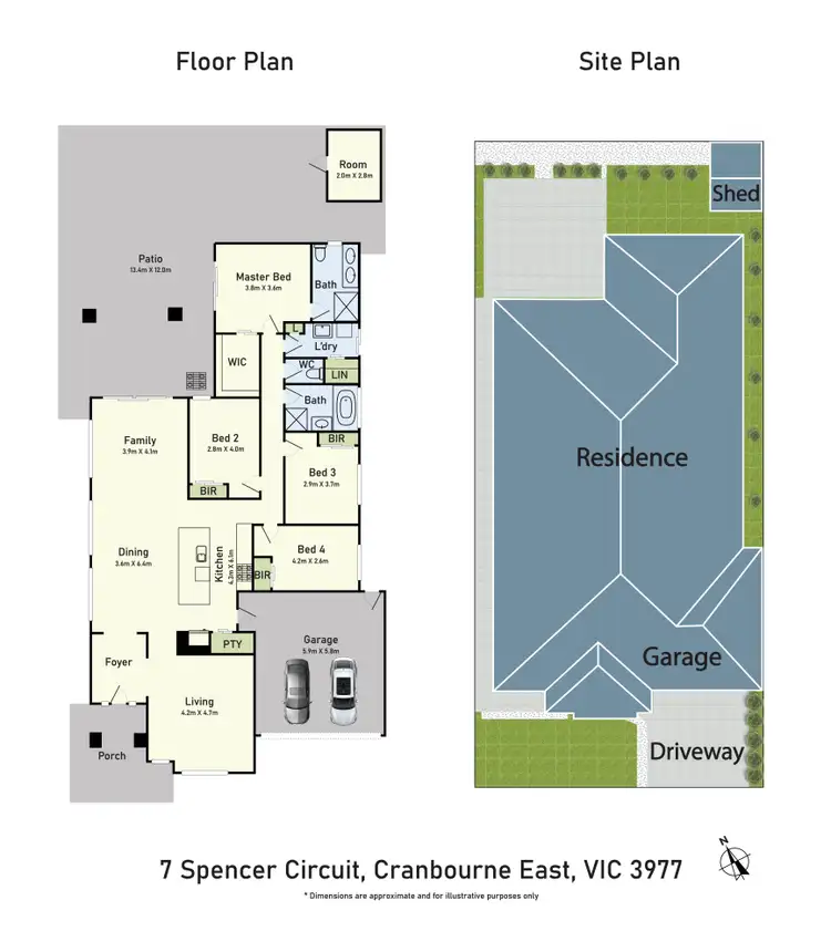 Floorplan of Homely house listing, 7 Spencer Circuit, Cranbourne East VIC 3977