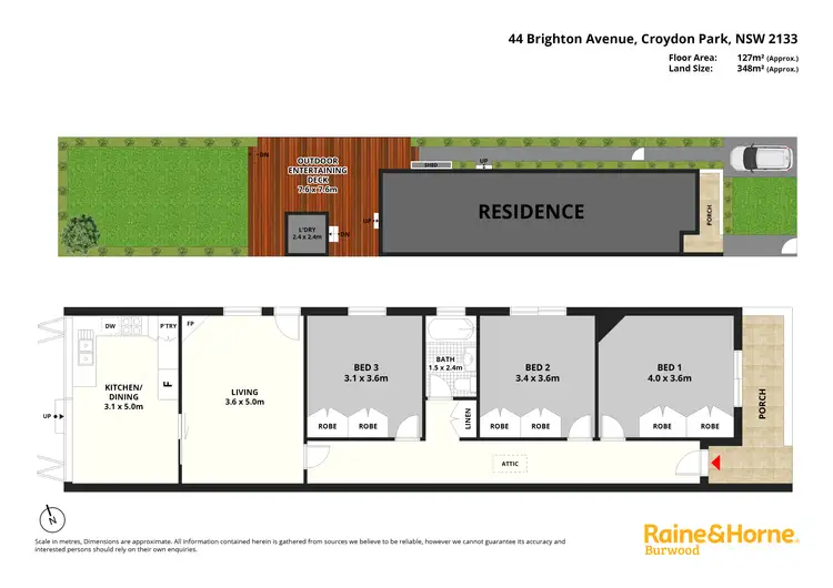 Floorplan of Homely house listing, 44 Brighton Avenue, Croydon Park NSW 2133