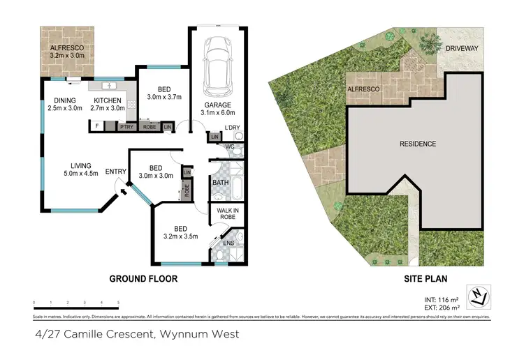 Floorplan of Homely villa listing, 4/27 Camille Crescent, Wynnum West QLD 4178
