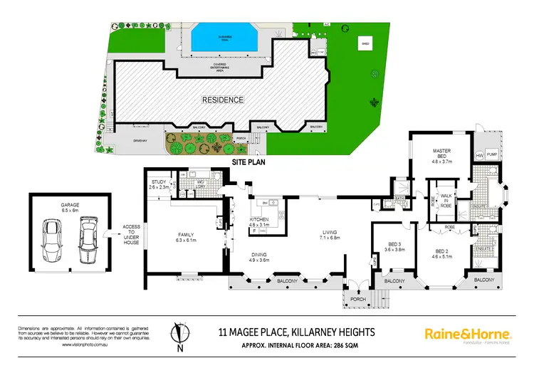 Floorplan of Homely house listing, 11 Magee Place, Killarney Heights NSW 2087