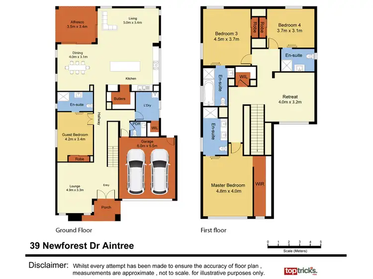 Floorplan of Homely house listing, 39 Newforest Drive, Aintree VIC 3336