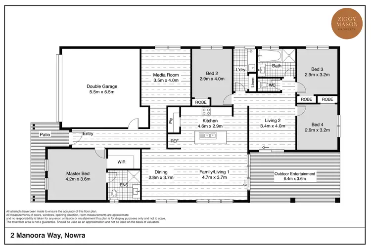 Floorplan of Homely house listing, 2 Manoora Way, Nowra NSW 2541