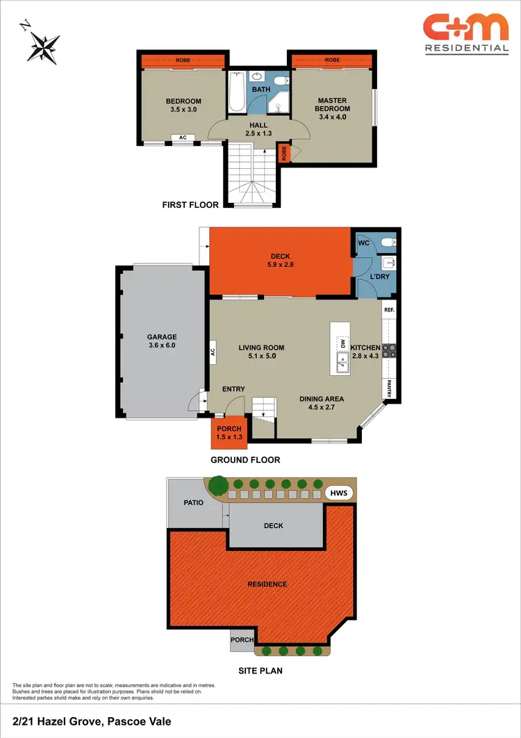 Floorplan of Homely townhouse listing, 2/21 Hazel Grove, Pascoe Vale VIC 3044