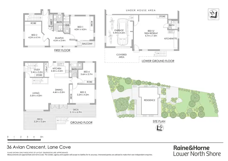 Floorplan of Homely house listing, 36 Avian Crescent, Lane Cove NSW 2066