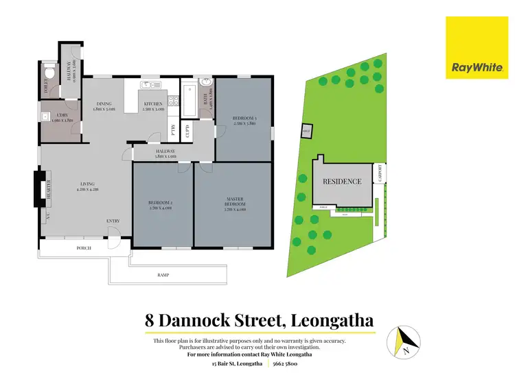 Floorplan of Homely house listing, 8 Dannock Street, Leongatha VIC 3953