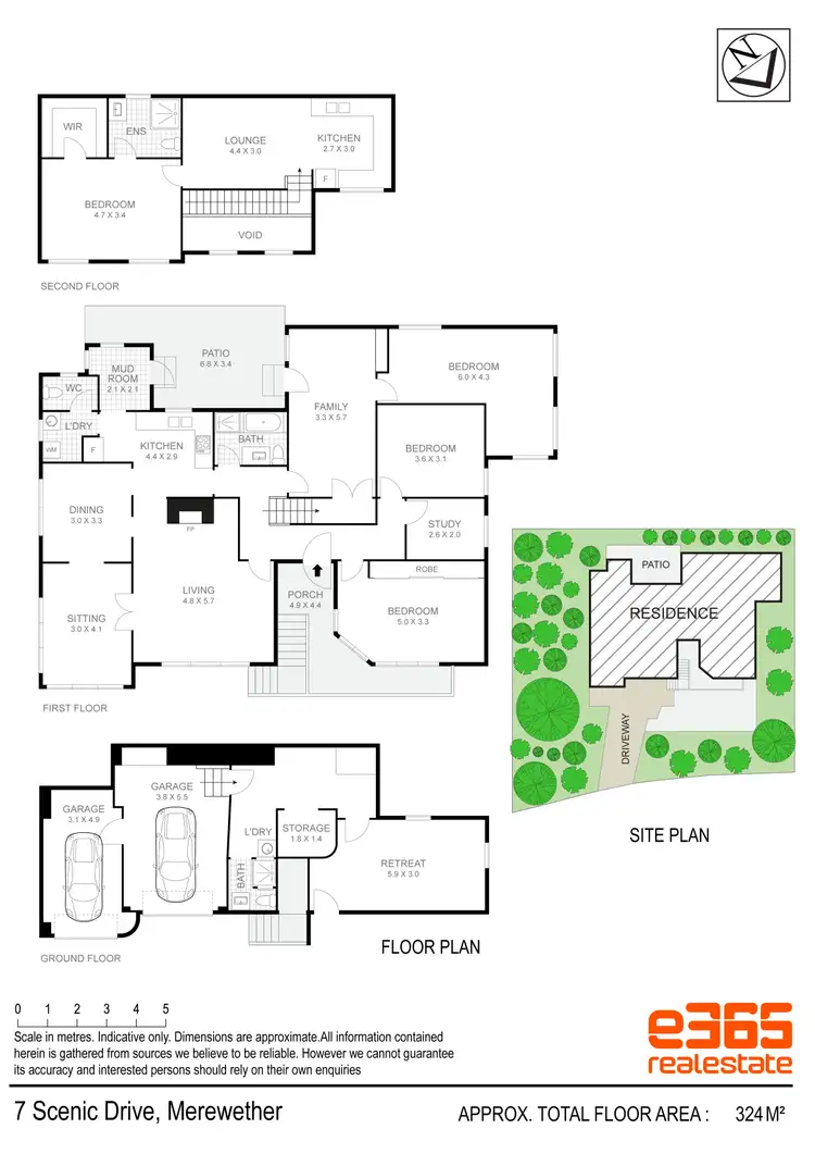 Floorplan of Homely house listing, 7 Scenic Drive, Merewether NSW 2291