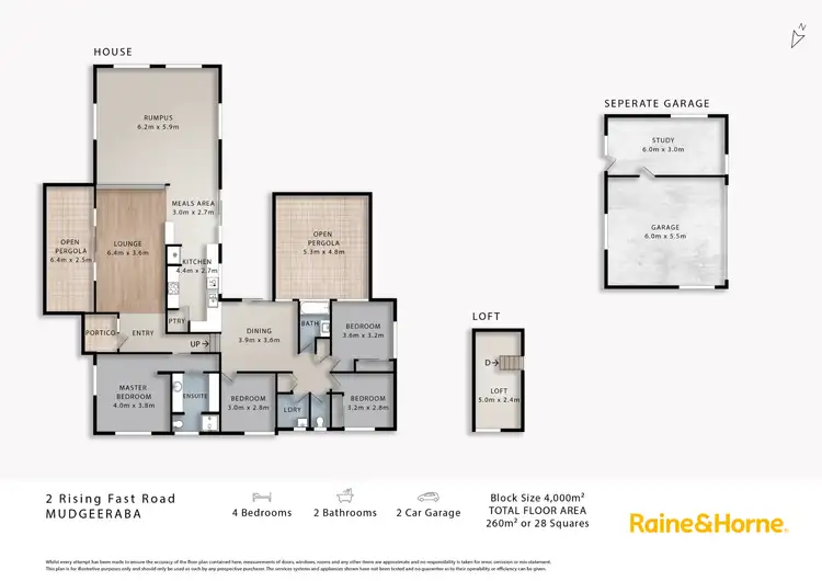 Floorplan of Homely house listing, 2 Rising Fast Road, Mudgeeraba QLD 4213