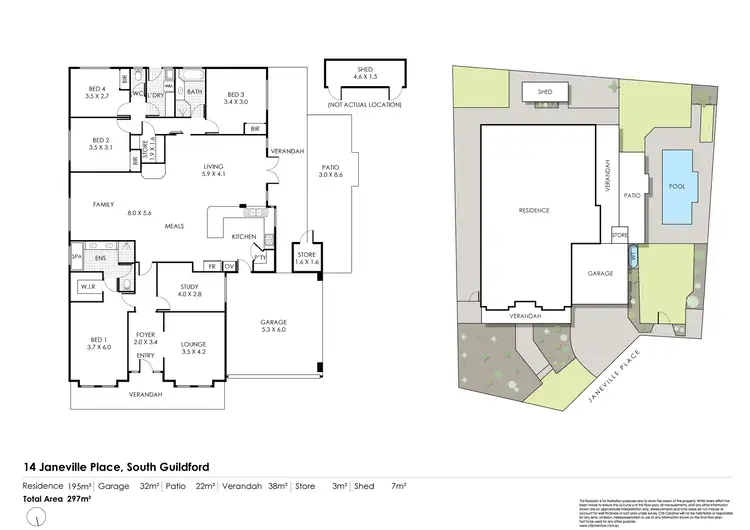 Floorplan of Homely house listing, 14 Janeville Place, South Guildford WA 6055