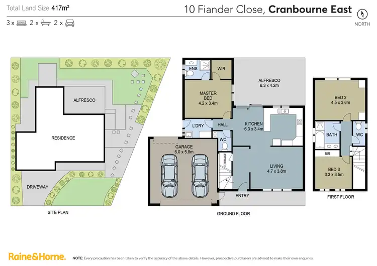Floorplan of Homely house listing, 10 Fiander Close, Cranbourne East VIC 3977