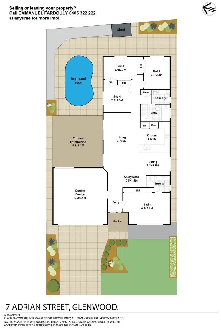 Floorplan of Homely house listing, 7 Adrian Street, Glenwood NSW 2768