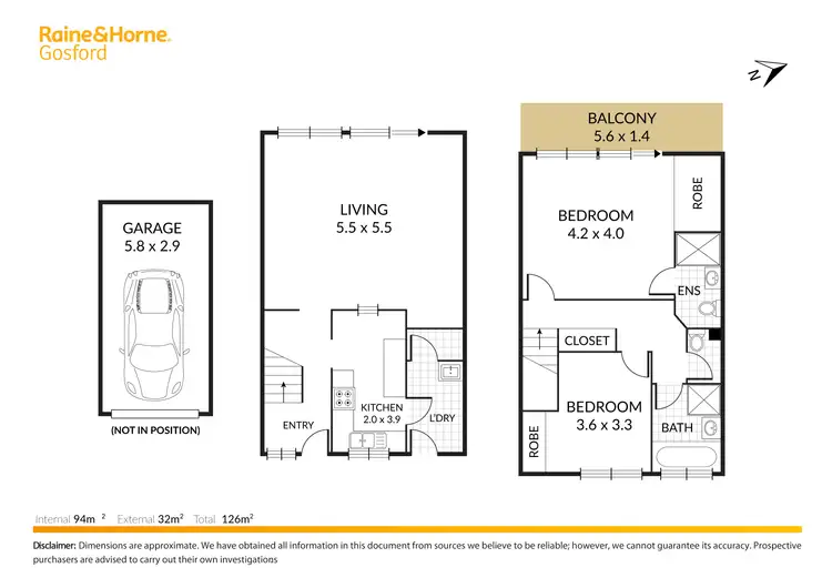 Floorplan of Homely townhouse listing, 8/37 Masons Parade, Point Frederick NSW 2250