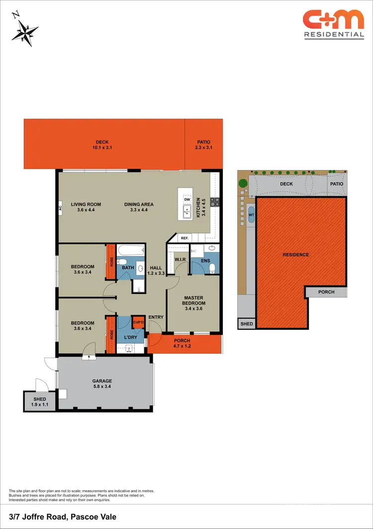 Floorplan of Homely townhouse listing, 3/7 Joffre Road, Pascoe Vale VIC 3044