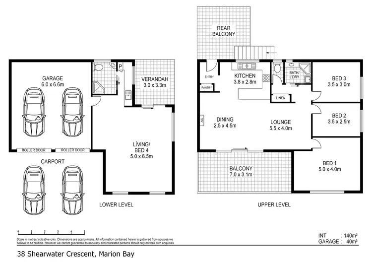 Floorplan of Homely house listing, 38 Shearwater Crescent, Marion Bay SA 5575