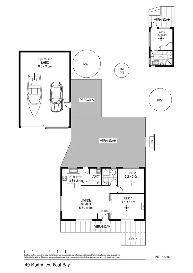 Floorplan of Homely house listing, 49 Mud Alley, Foul Bay SA 5577