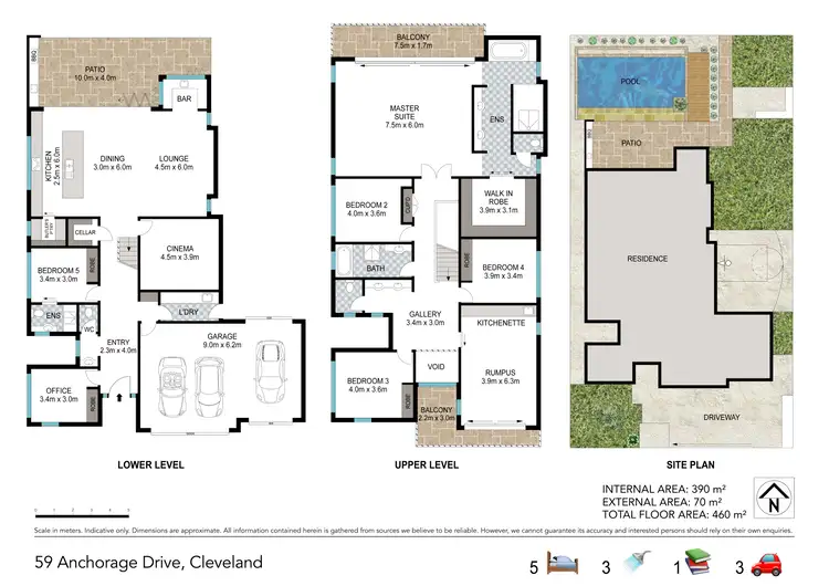 Floorplan of Homely house listing, 59 Anchorage Drive, Raby Bay QLD 4163