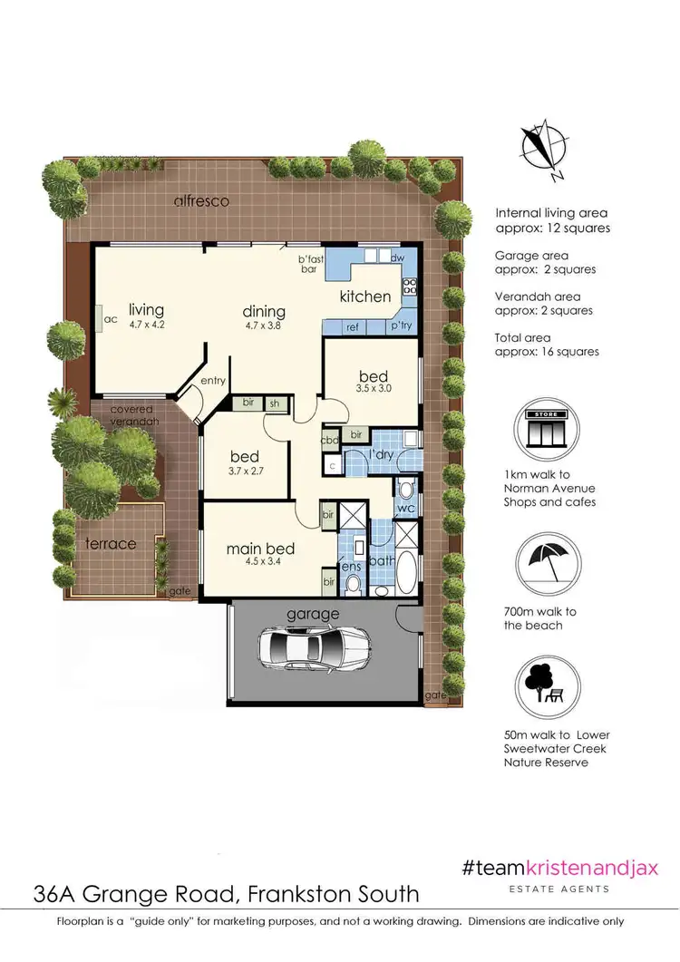 Floorplan of Homely villa listing, 36A Grange Road, Frankston South VIC 3199