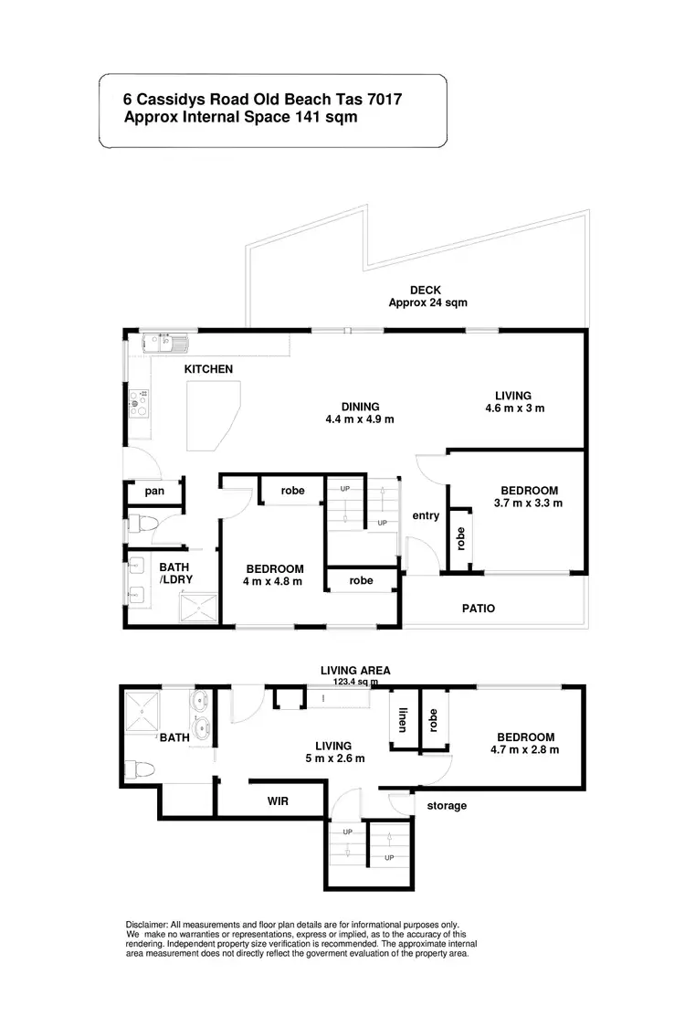 Floorplan of Homely house listing, 6 Cassidys Road, Old Beach TAS 7017