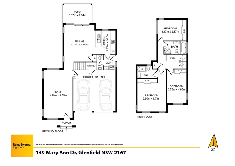 Floorplan of Homely house listing, 149 Mary Ann Drive, Glenfield NSW 2167