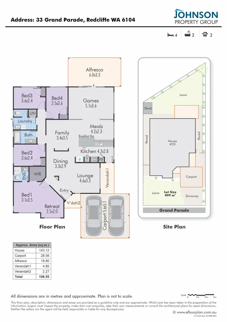 Floorplan of Homely house listing, 33 Grand Parade, Redcliffe WA 6104
