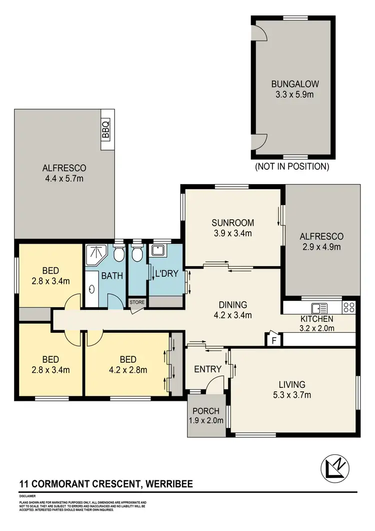 Floorplan of Homely house listing, 11 Cormorant Crescent, Werribee VIC 3030