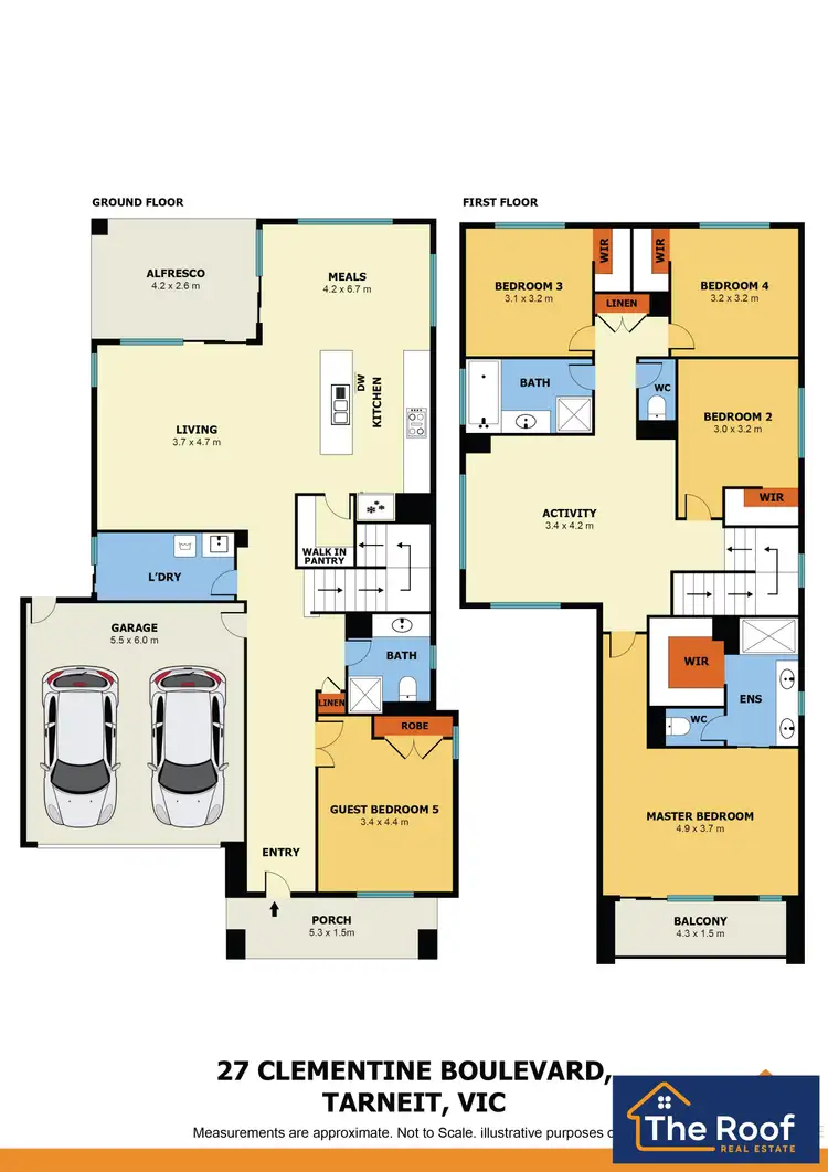 Floorplan of Homely house listing, 27 Clementine Boulevard, Tarneit VIC 3029