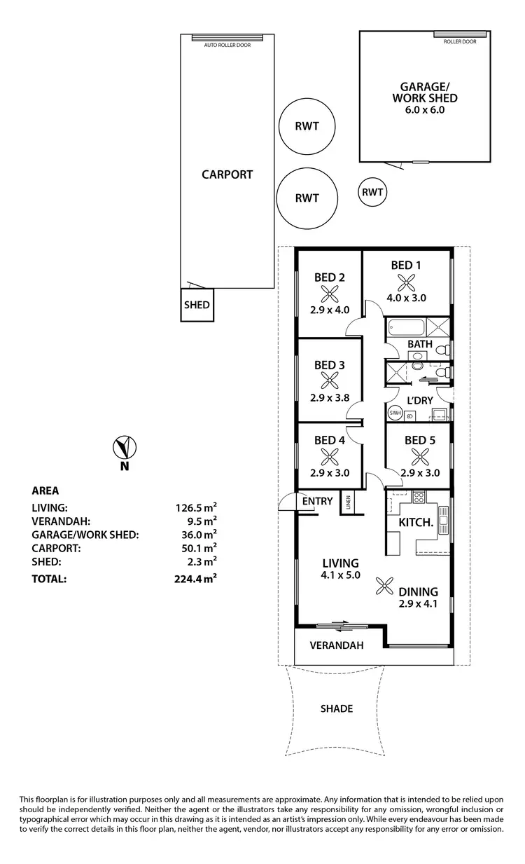 Floorplan of Homely house listing, 56 Sidney Parade, Hindmarsh Island SA 5214