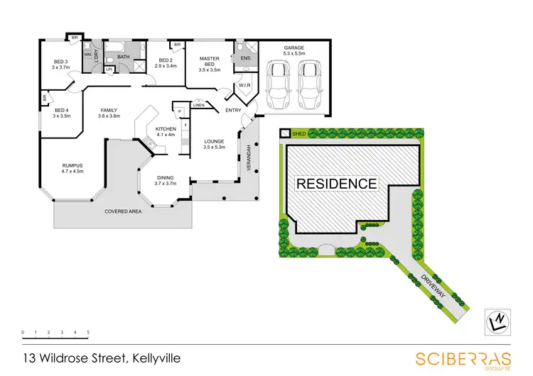 Floorplan of Homely house listing, 13 Wildrose Street, Kellyville NSW 2155