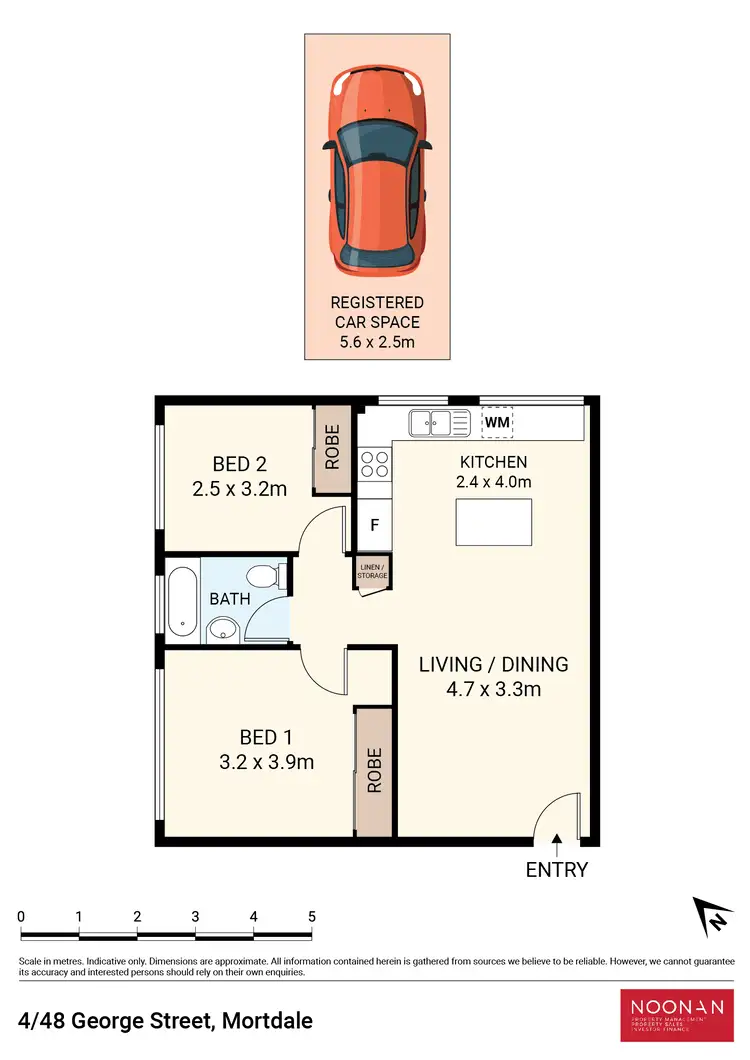 Floorplan of Homely apartment listing, 4/48 George Street, Mortdale NSW 2223