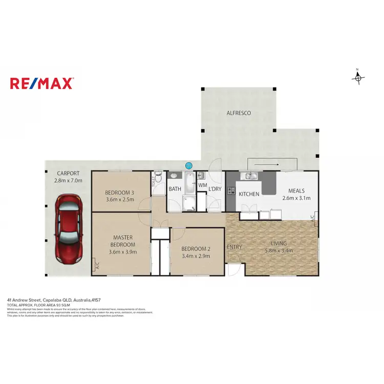 Floorplan of Homely house listing, 41 Andrew Street, Capalaba QLD 4157
