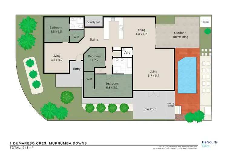 Floorplan of Homely house listing, 1 Dumaresq Crescent, Murrumba Downs QLD 4503