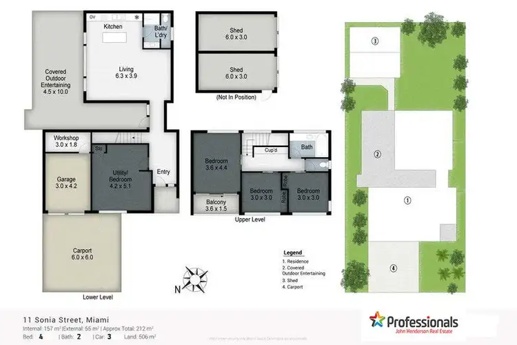 Floorplan of Homely house listing, 11 Sonia Street, Miami QLD 4220