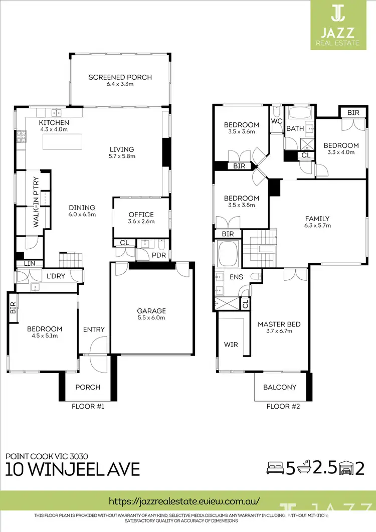 Floorplan of Homely house listing, 10 Winjeel Avenue, Point Cook VIC 3030