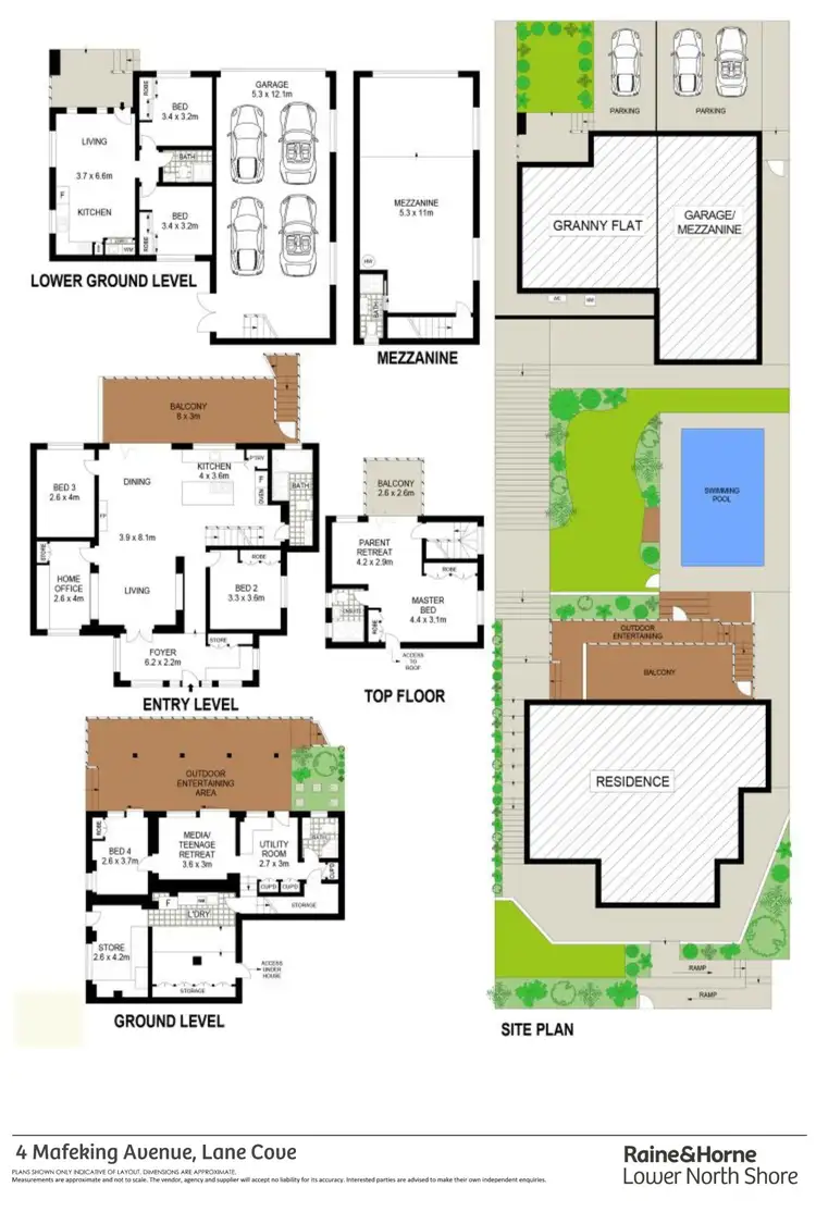 Floorplan of Homely house listing, 4 Mafeking Avenue, Lane Cove NSW 2066