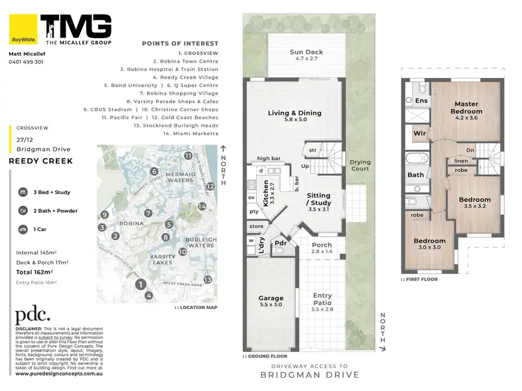 Floorplan of Homely house listing, 27/12 Bridgman Drive, Reedy Creek QLD 4227