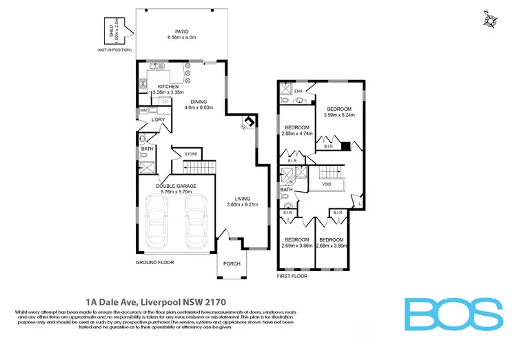 Floorplan of Homely house listing, 1 Dale Avenue, Liverpool NSW 2170