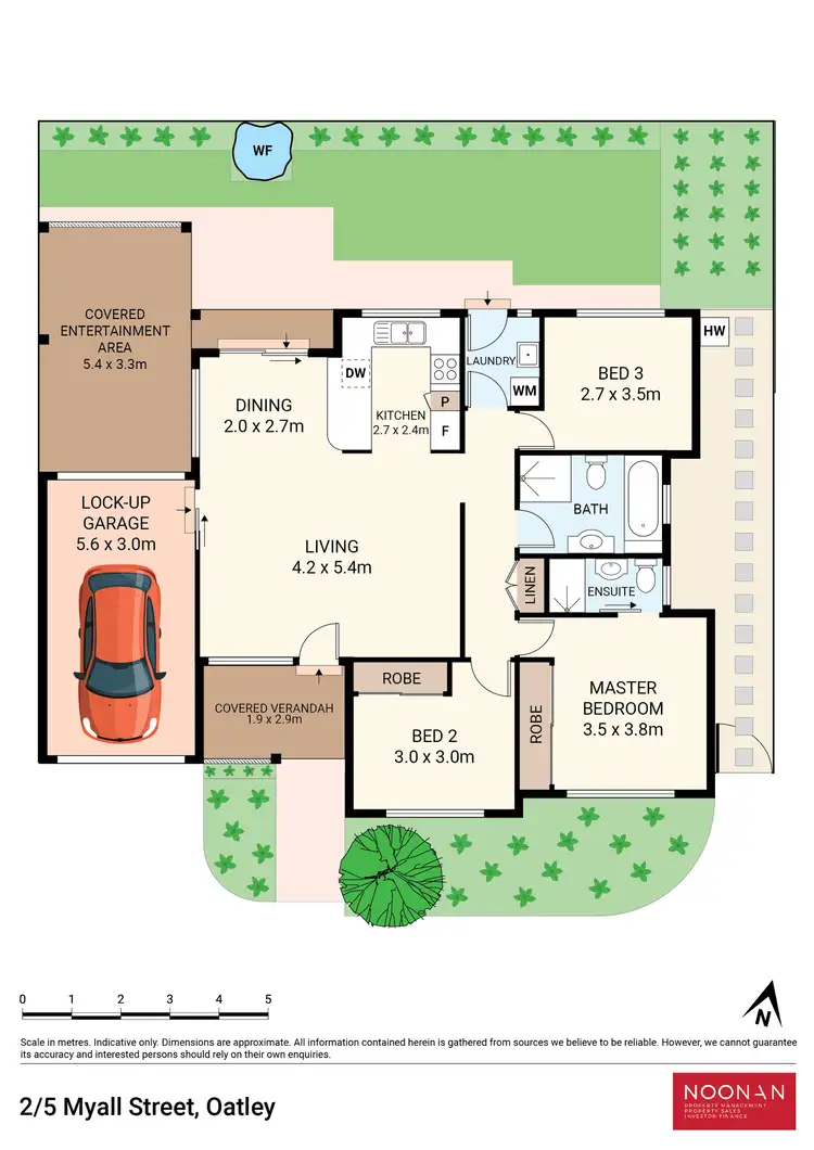Floorplan of Homely villa listing, 2/5 Myall Street, Oatley NSW 2223