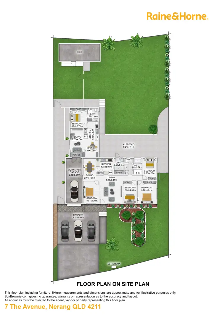 Floorplan of Homely house listing, 7 The Avenue, Nerang QLD 4211