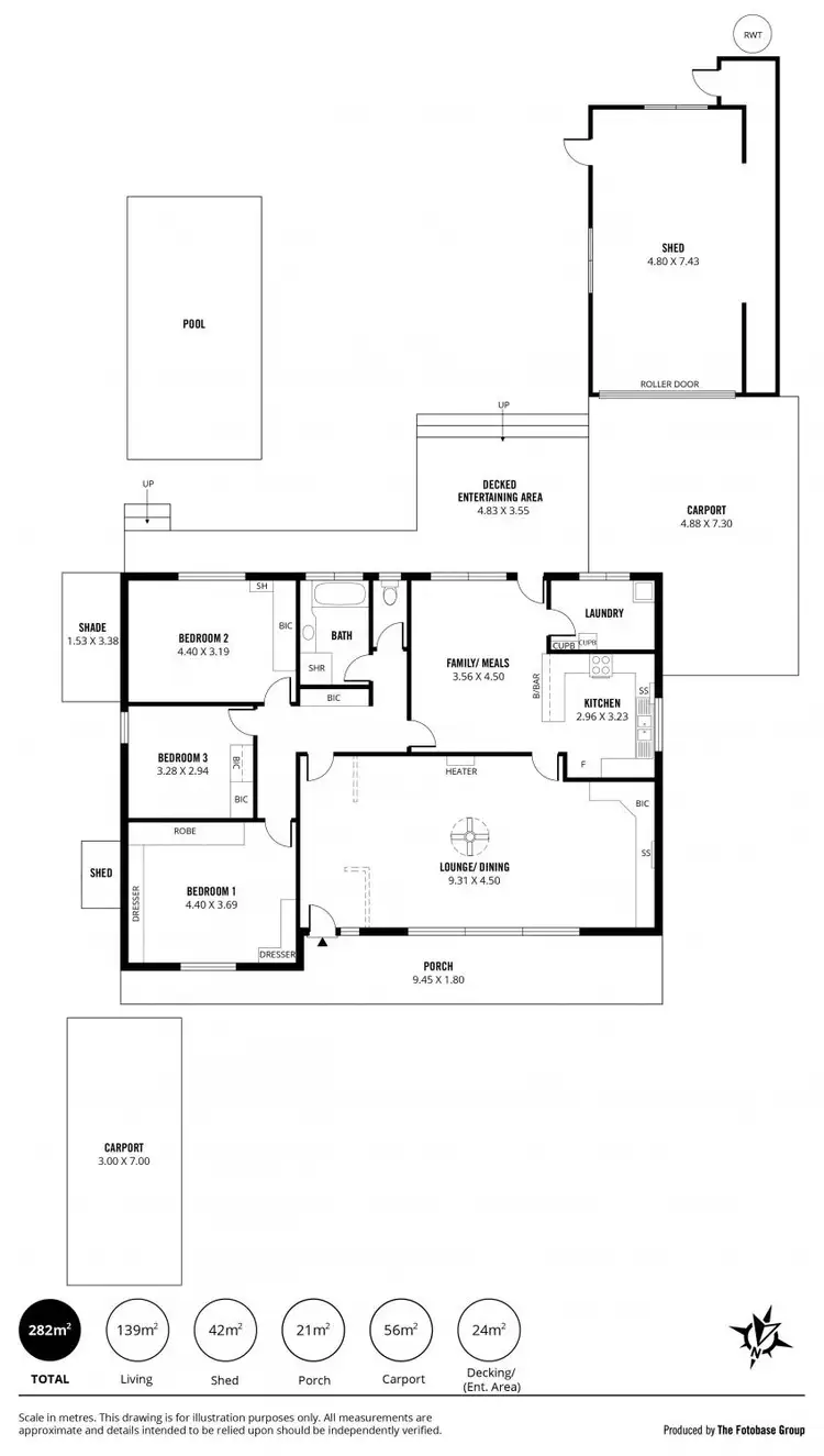 Floorplan of Homely house listing, 12 Radford Street, Happy Valley SA 5159