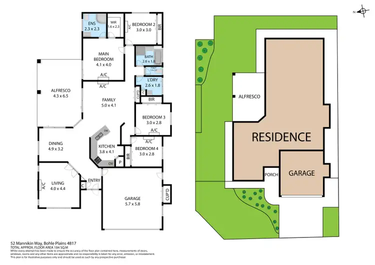 Floorplan of Homely house listing, 52 Mannikin Way, Bohle Plains QLD 4817
