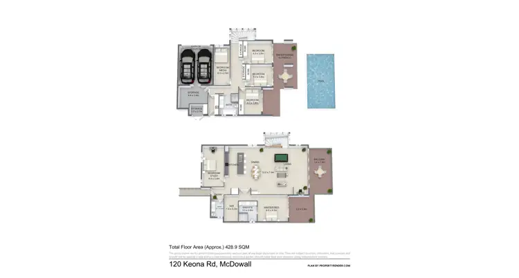Floorplan of Homely house listing, 120 Keona Road, Mcdowall QLD 4053