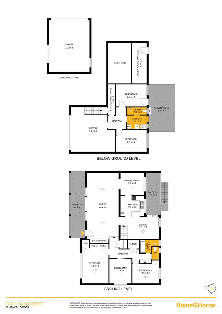 Floorplan of Homely house listing, 87 William Street, Muswellbrook NSW 2333