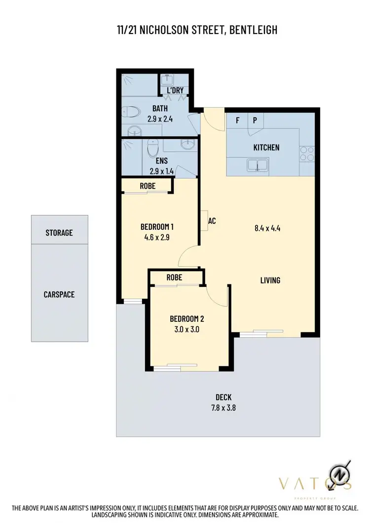Floorplan of Homely apartment listing, 11/21-25 Nicholson Street, Bentleigh VIC 3204