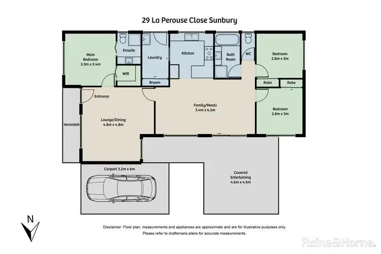 Floorplan of Homely house listing, 29 La Perouse Close, Sunbury VIC 3429