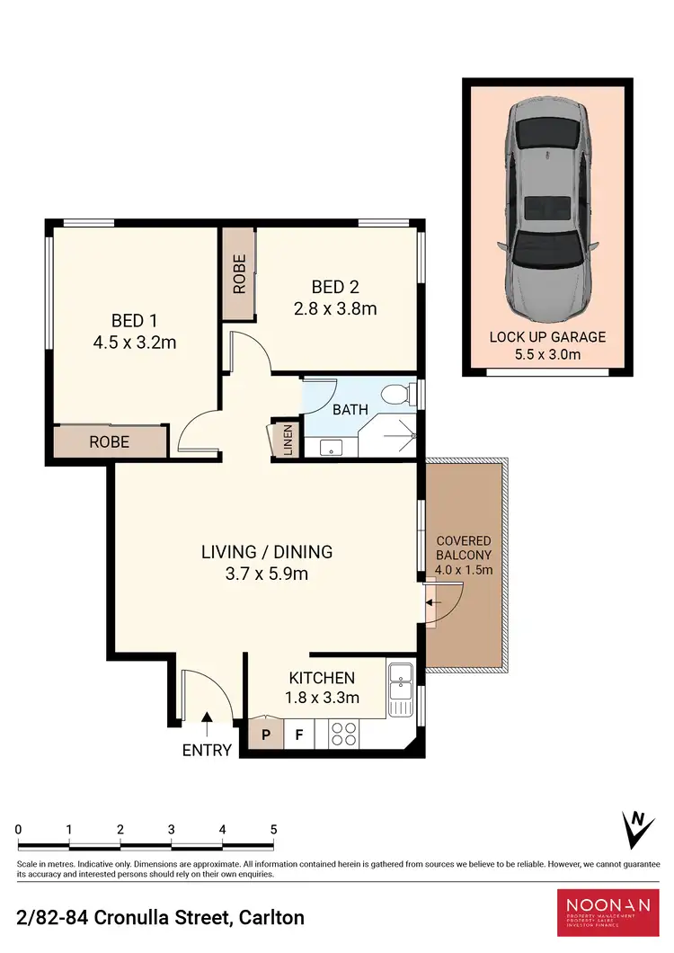Floorplan of Homely unit listing, 2/82-84 Cronulla Street, Carlton NSW 2218