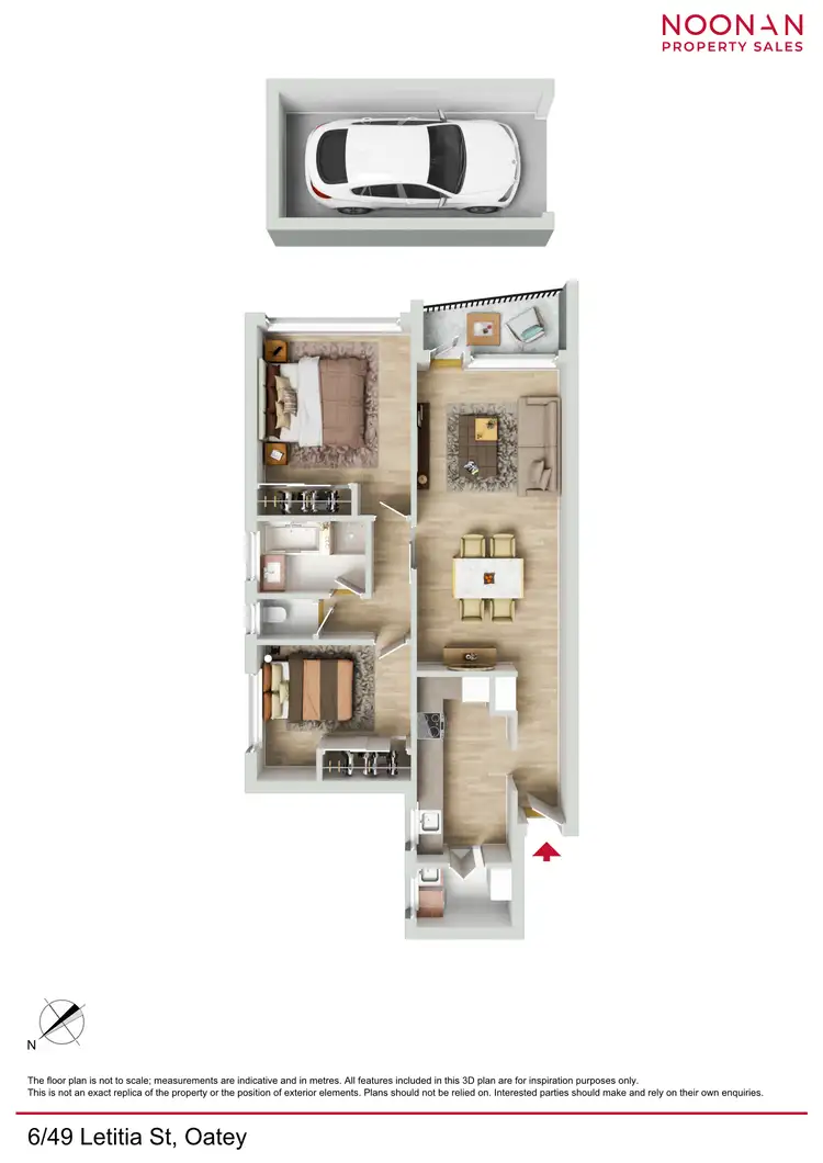 Floorplan of Homely unit listing, 6/49 Letitia Street, Oatley NSW 2223