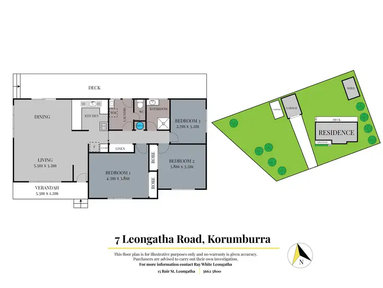 Floorplan of Homely house listing, 7 Leongatha Rd, Korumburra VIC 3950