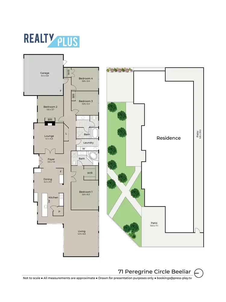 Floorplan of Homely house listing, 71 Peregrine Circle, Beeliar WA 6164