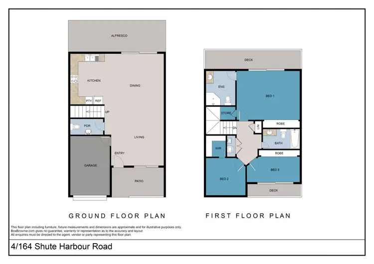 Floorplan of Homely townhouse listing, 4/164 Shute Harbour Road, Cannonvale QLD 4802